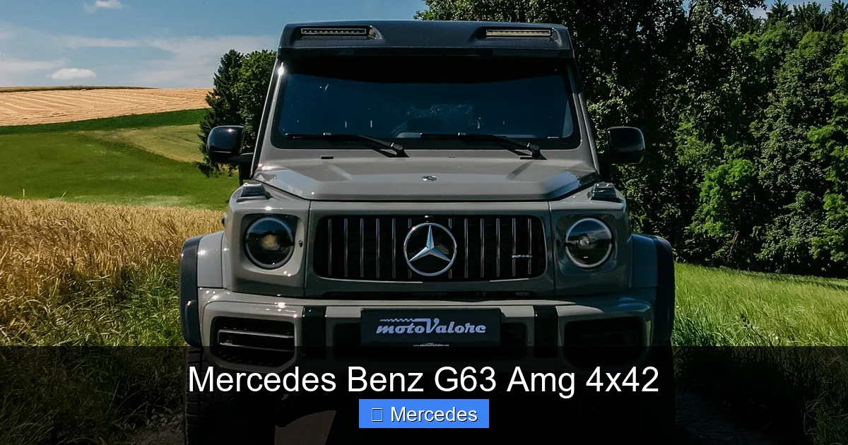 Mercedes Benz G63 Amg 4x42