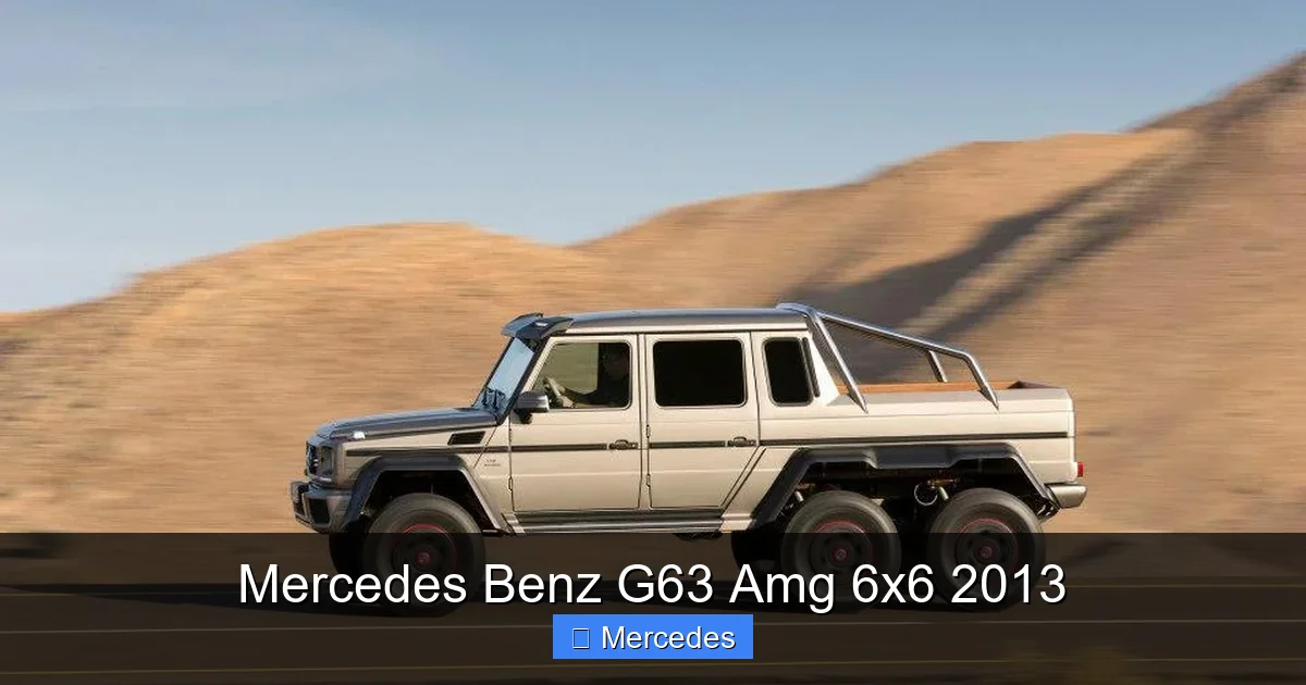 Mercedes Benz G63 Amg 6x6 2013