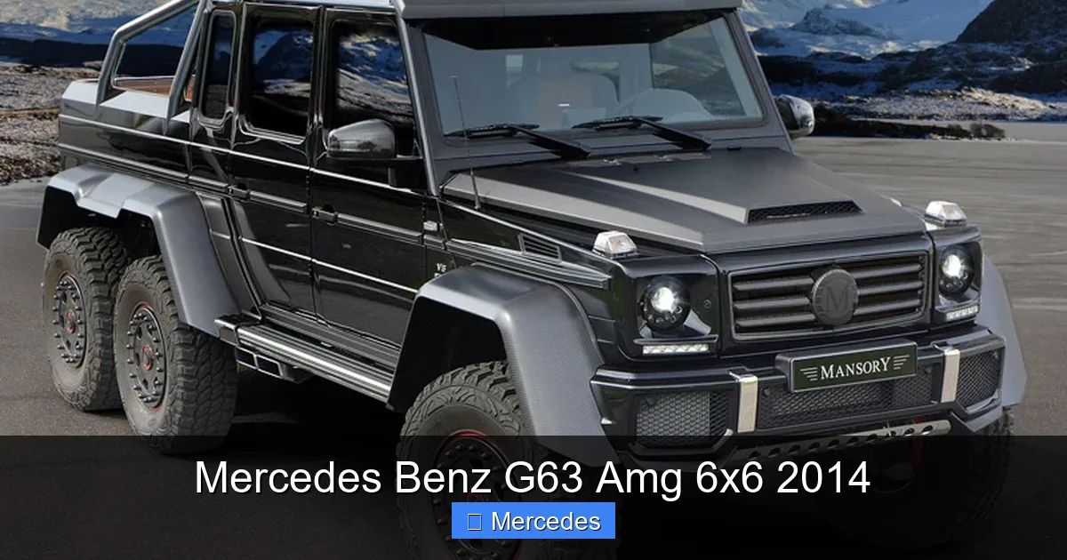 Mercedes Benz G63 Amg 6x6 2014
