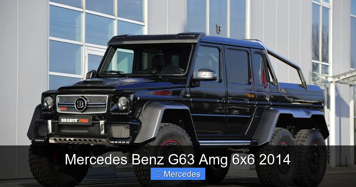 Mercedes Benz G63 Amg 6x6 2014