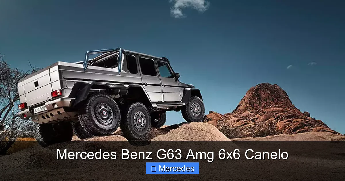 Mercedes Benz G63 Amg 6x6 Canelo