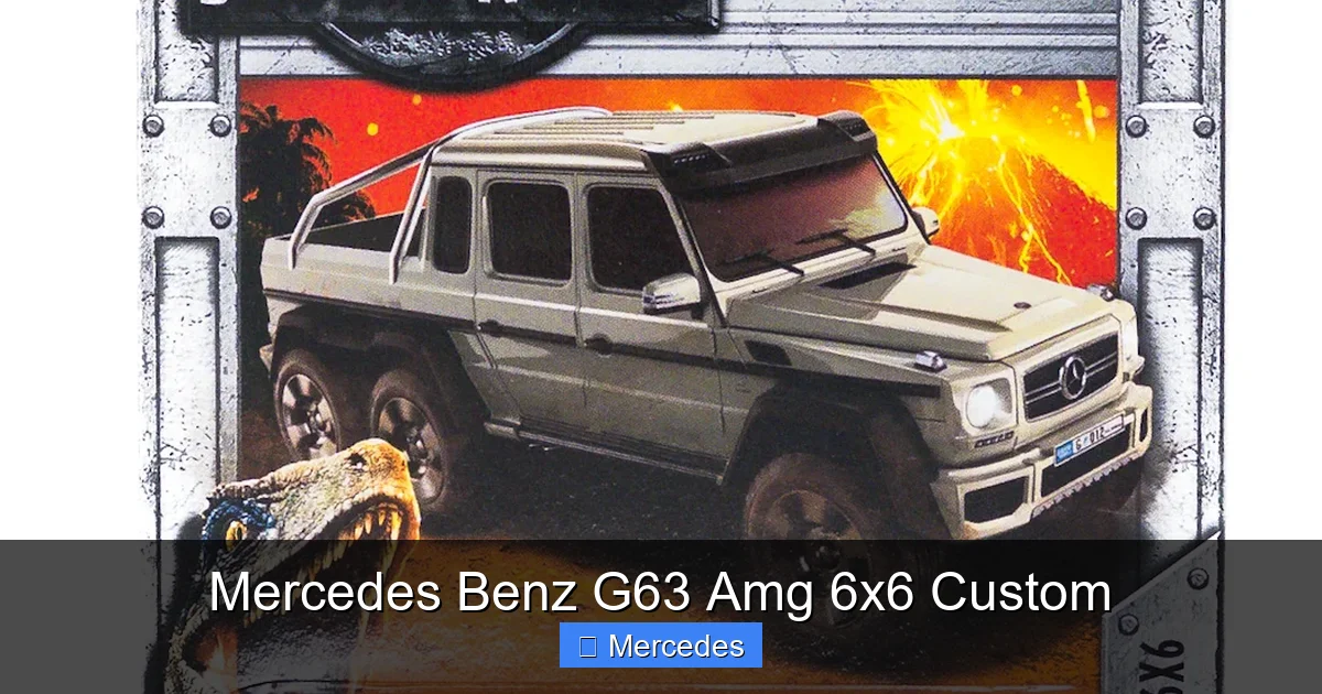 Mercedes Benz G63 Amg 6x6 Custom