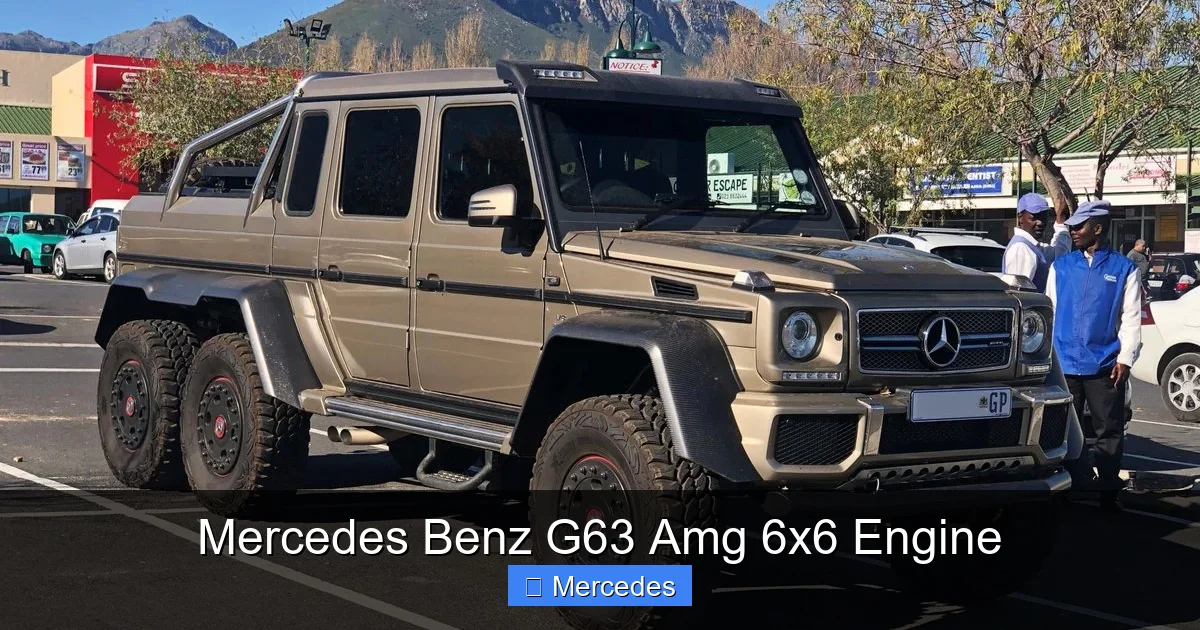 Mercedes Benz G63 Amg 6x6 Engine