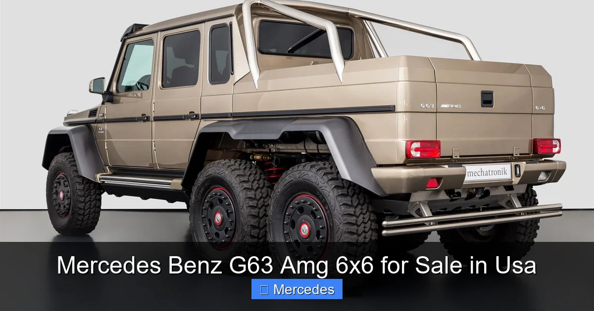 Mercedes Benz G63 Amg 6x6 for Sale in Usa