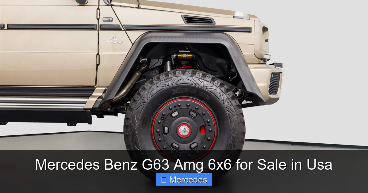Mercedes Benz G63 Amg 6x6 for Sale in Usa