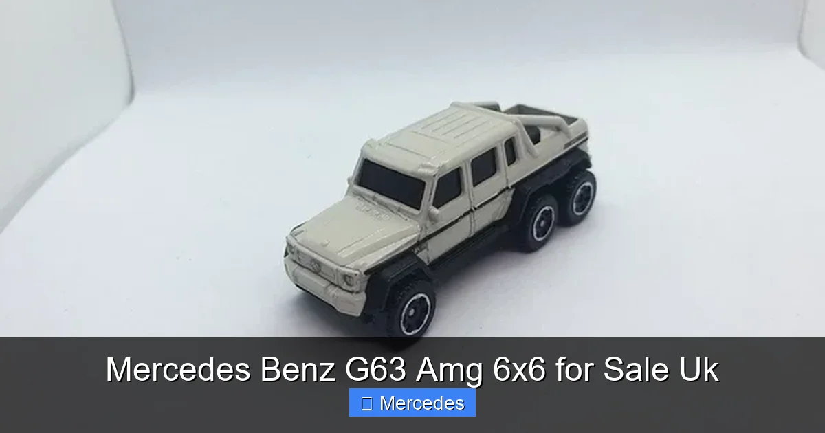 Mercedes Benz G63 Amg 6x6 for Sale Uk