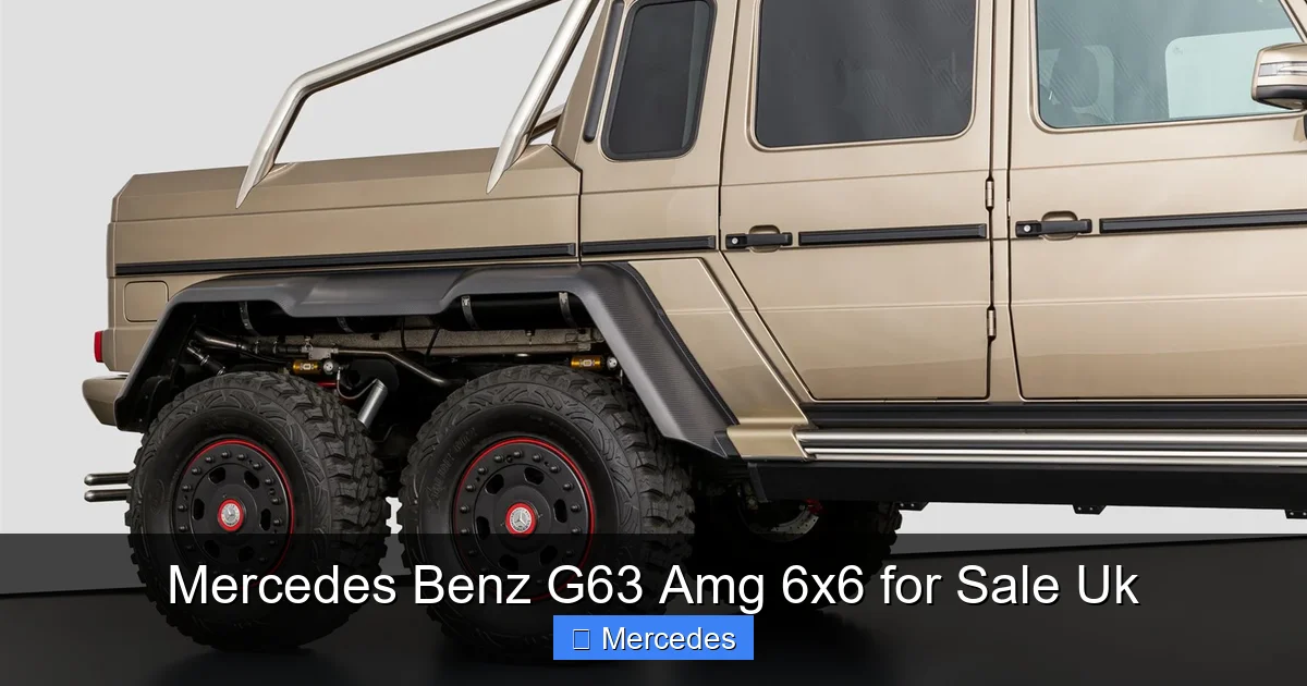 Mercedes Benz G63 Amg 6x6 for Sale Uk