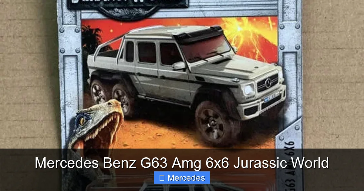 Mercedes Benz G63 Amg 6x6 Jurassic World