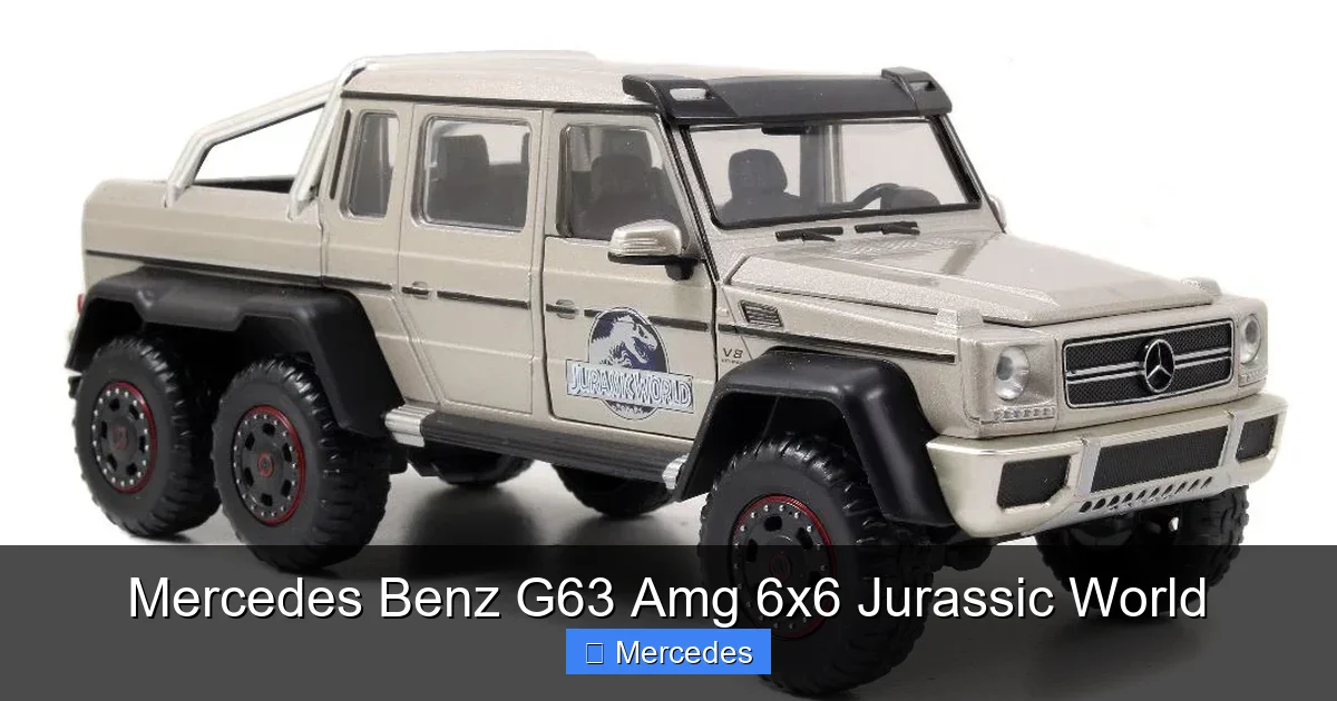 Mercedes Benz G63 Amg 6x6 Jurassic World