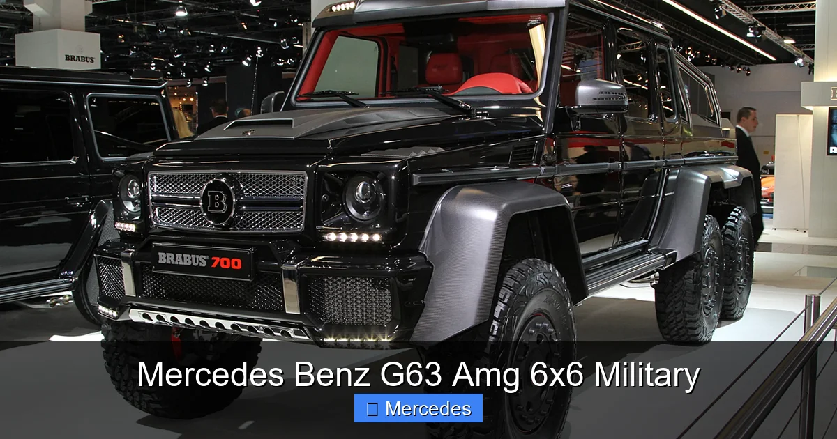 Mercedes Benz G63 Amg 6x6 Military