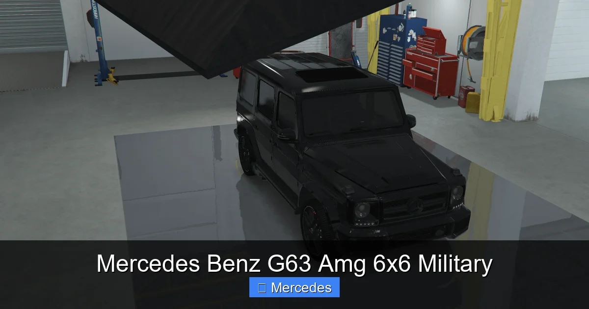 Mercedes Benz G63 Amg 6x6 Military