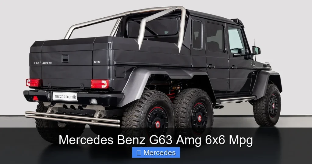 Mercedes Benz G63 Amg 6x6 Mpg