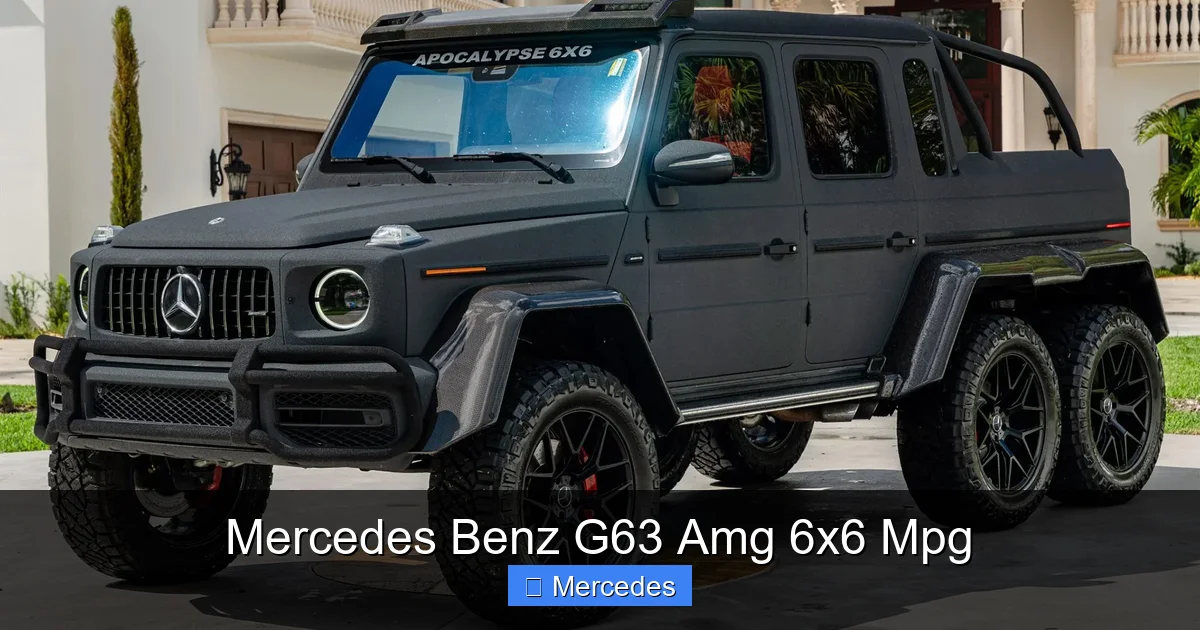 Mercedes Benz G63 Amg 6x6 Mpg