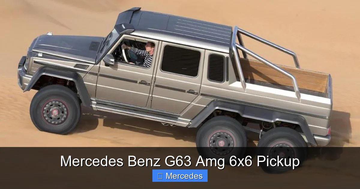 Mercedes Benz G63 Amg 6x6 Pickup
