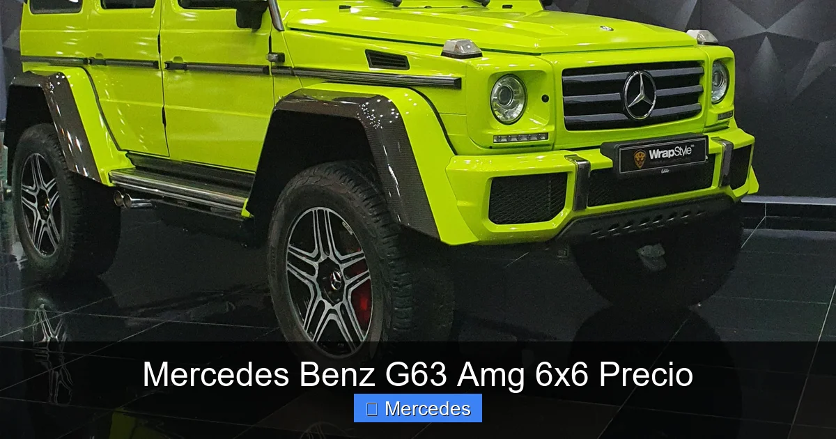 Mercedes Benz G63 Amg 6x6 Precio