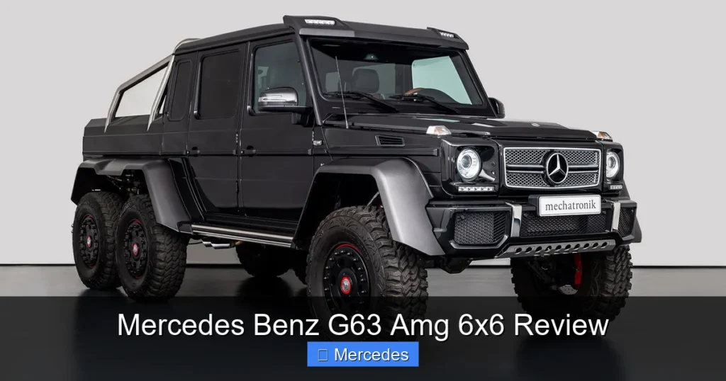Mercedes Benz G63 Amg 6x6 Review