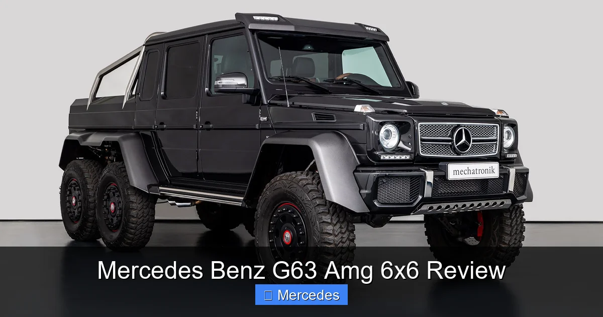 Mercedes Benz G63 Amg 6x6 Review