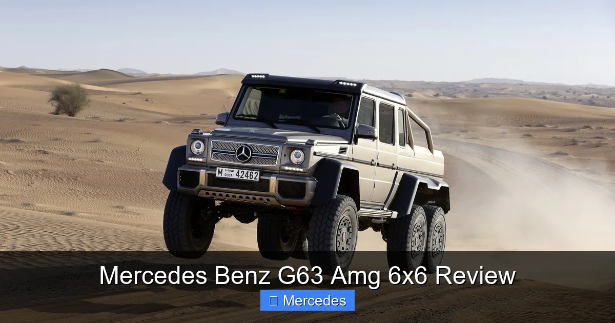 Mercedes Benz G63 Amg 6x6 Review