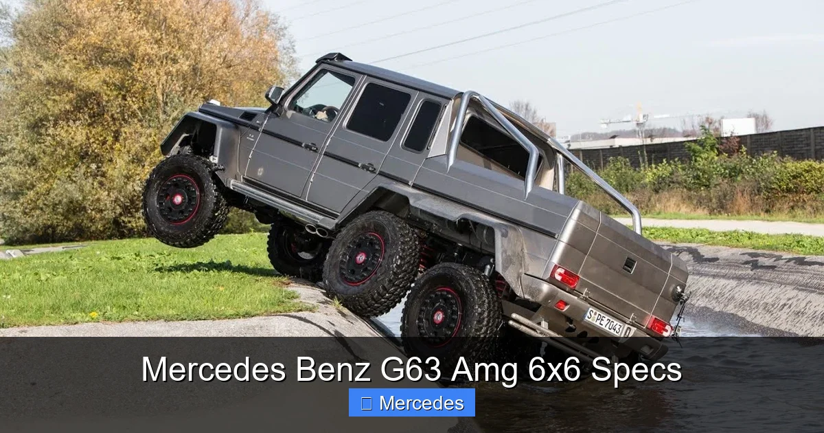Mercedes Benz G63 Amg 6x6 Specs