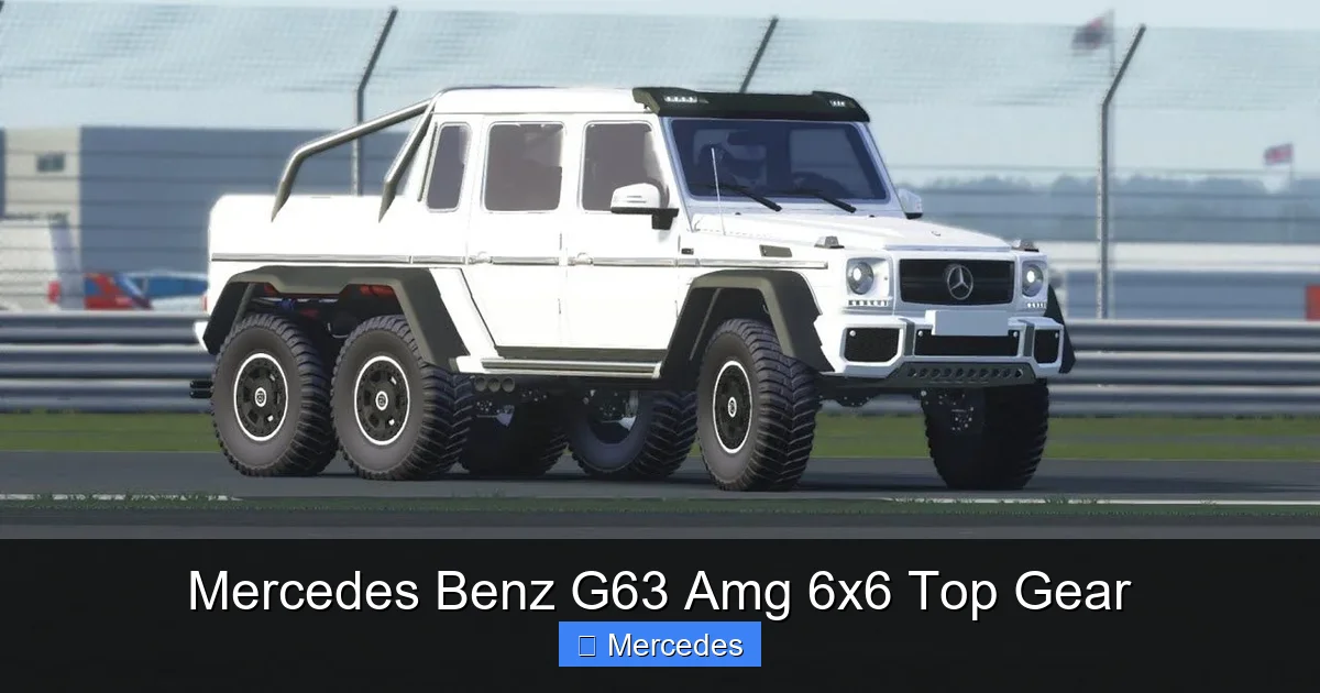Mercedes Benz G63 Amg 6x6 Top Gear
