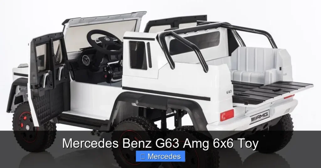 Mercedes Benz G63 Amg 6x6 Toy