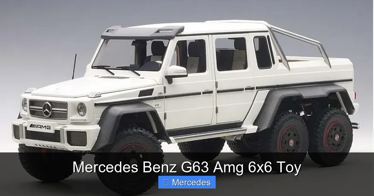Mercedes Benz G63 Amg 6x6 Toy
