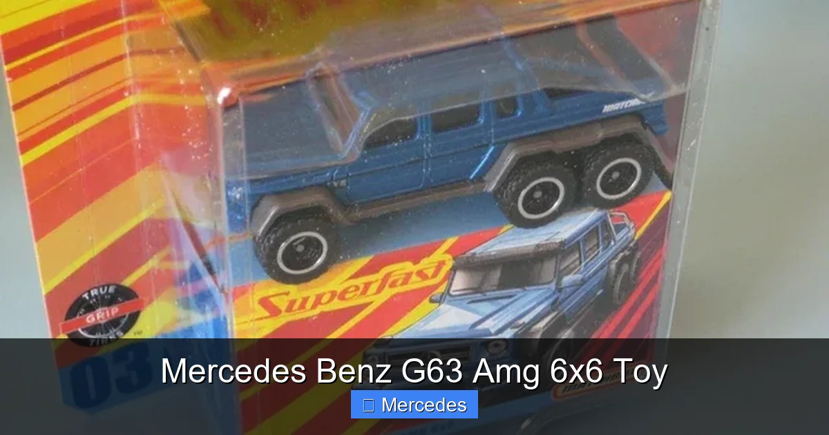 Mercedes Benz G63 Amg 6x6 Toy