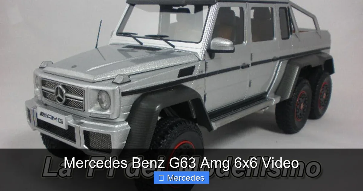 Mercedes Benz G63 Amg 6x6 Video