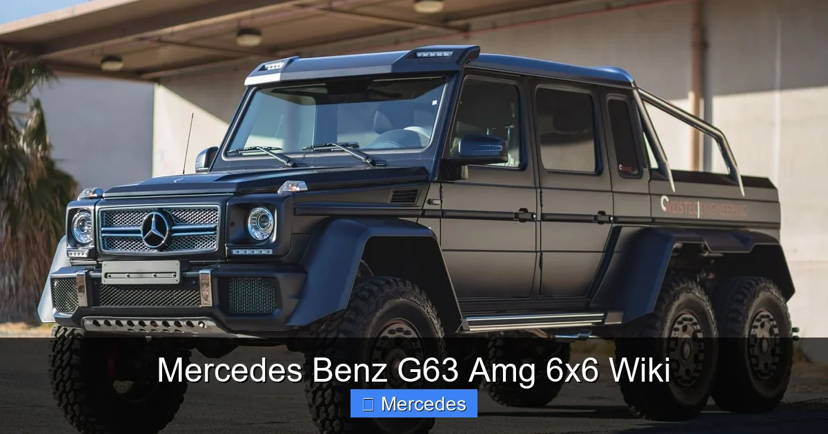 Mercedes Benz G63 Amg 6x6 Wiki