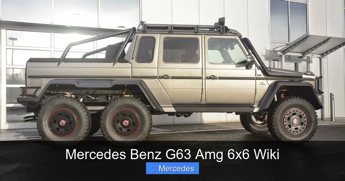 Mercedes Benz G63 Amg 6x6 Wiki