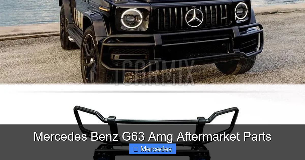 Mercedes Benz G63 Amg Aftermarket Parts
