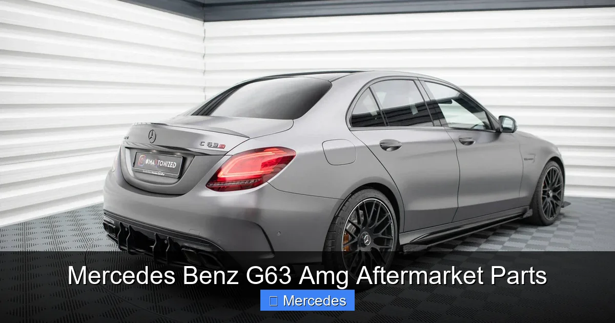 Mercedes Benz G63 Amg Aftermarket Parts