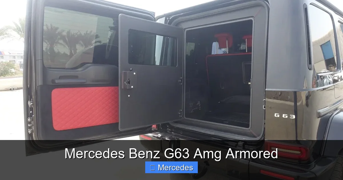 Mercedes Benz G63 Amg Armored