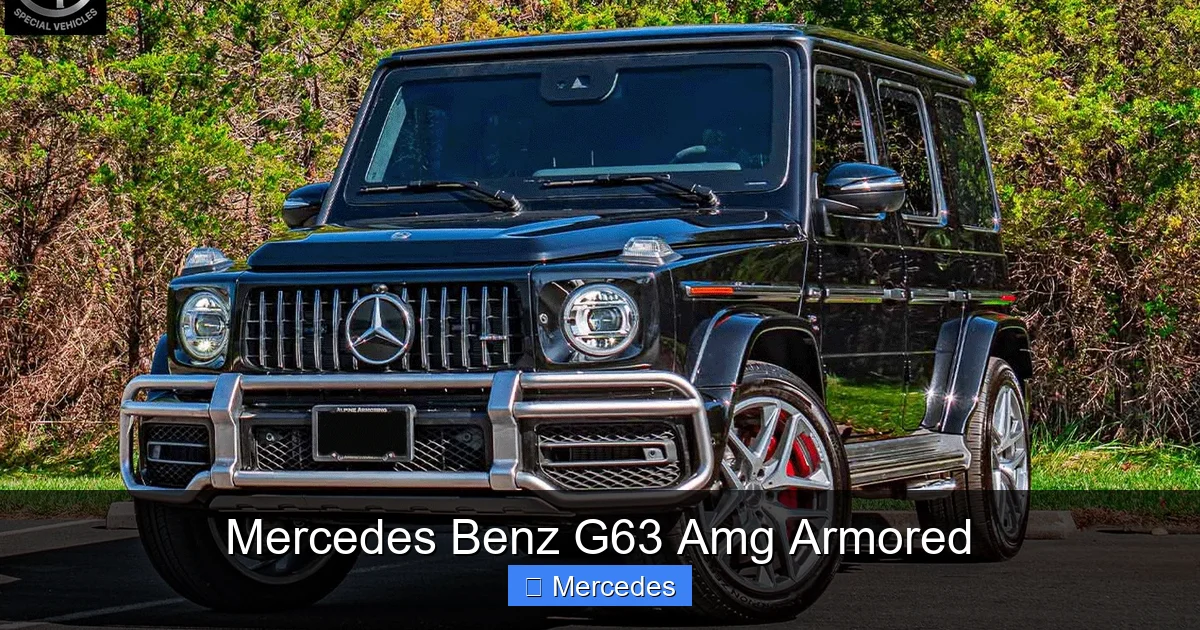Mercedes Benz G63 Amg Armored