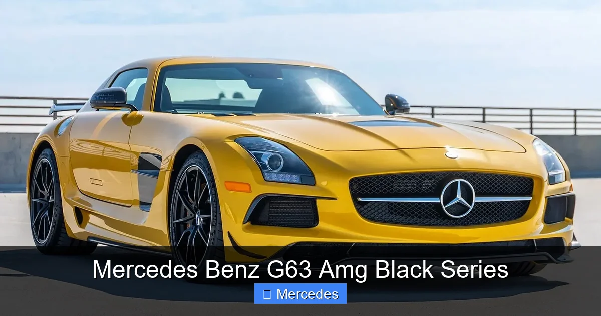 Mercedes Benz G63 Amg Black Series
