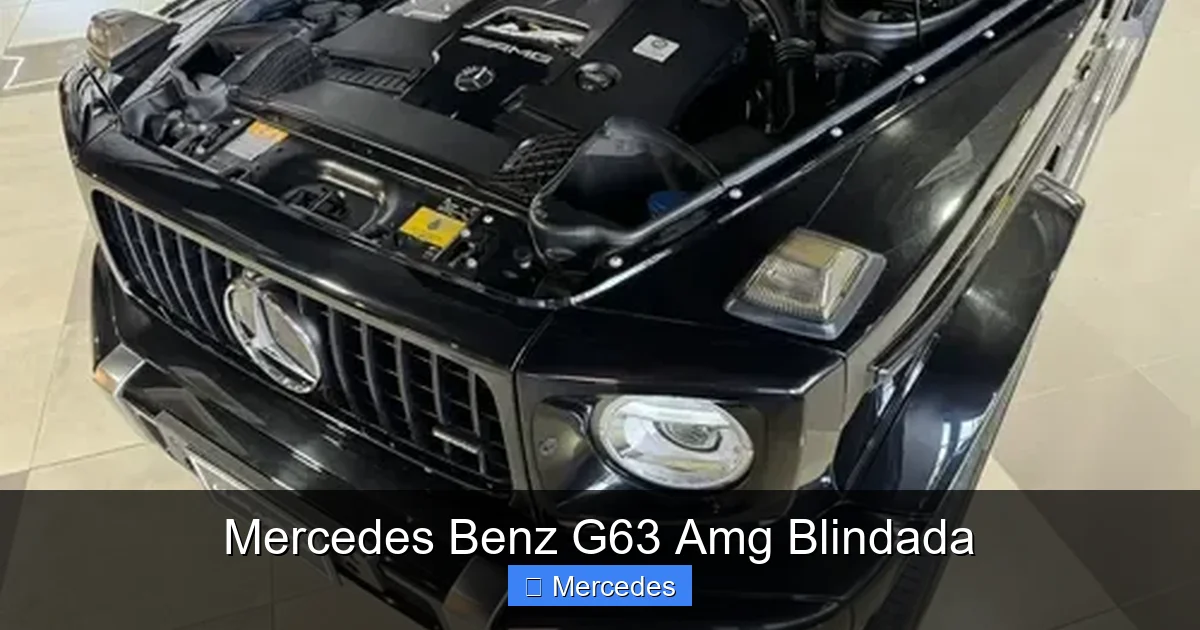 Mercedes Benz G63 Amg Blindada