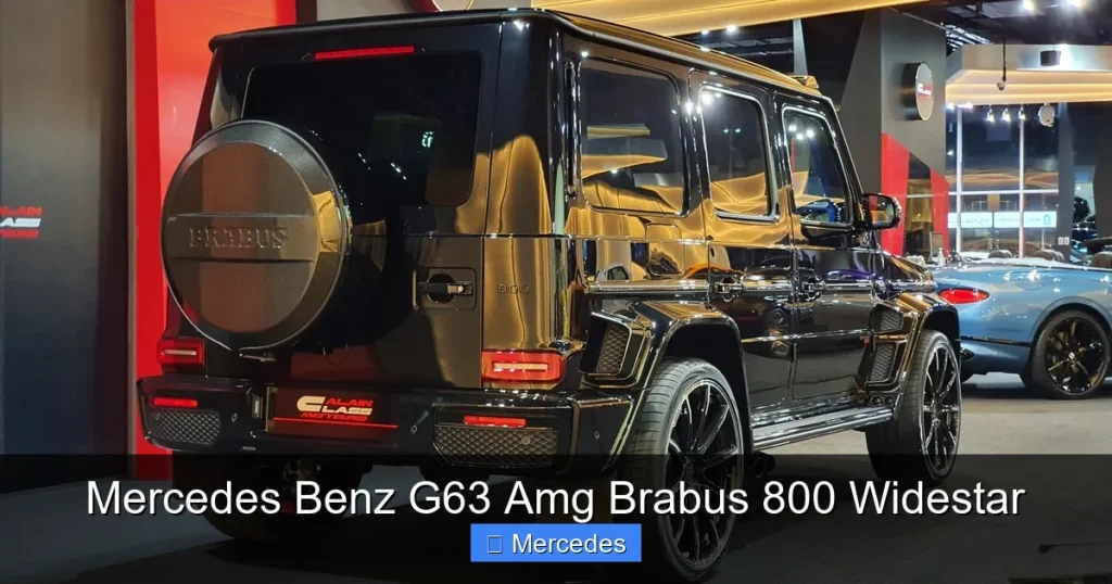 Mercedes Benz G63 Amg Brabus 800 Widestar