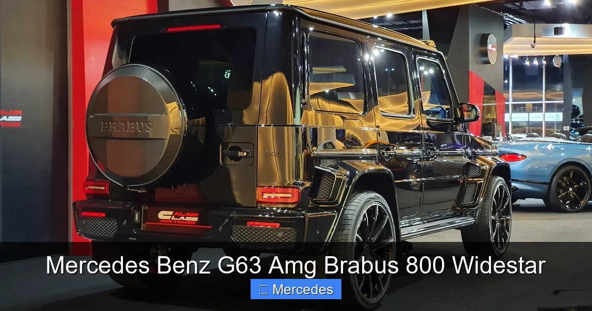 Mercedes Benz G63 Amg Brabus 800 Widestar