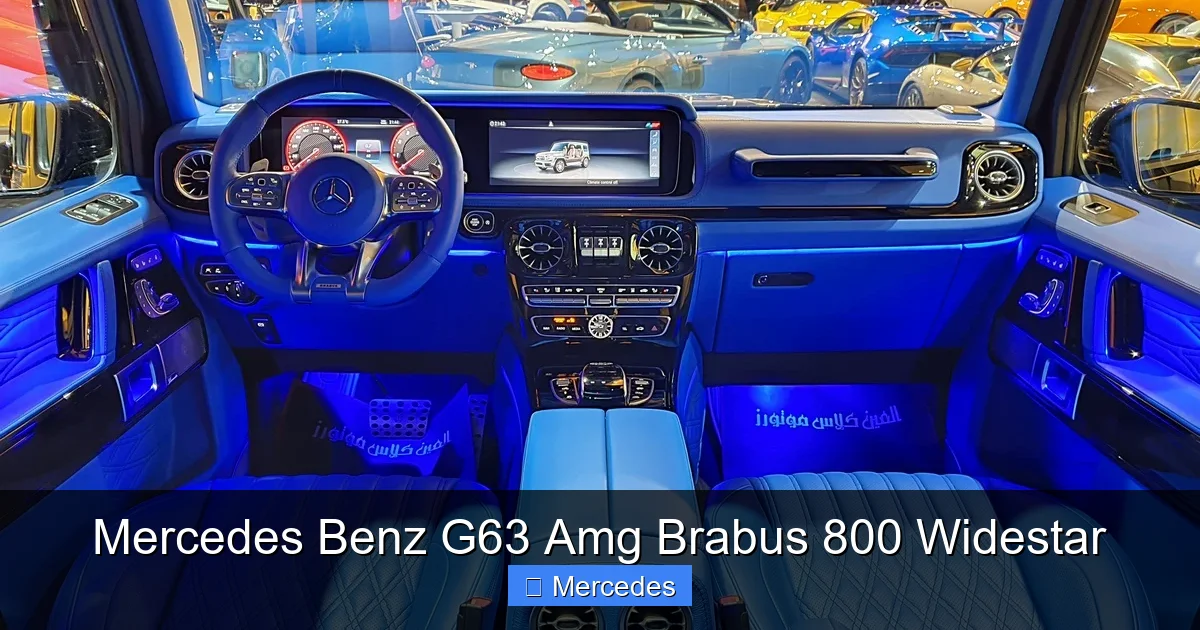Mercedes Benz G63 Amg Brabus 800 Widestar