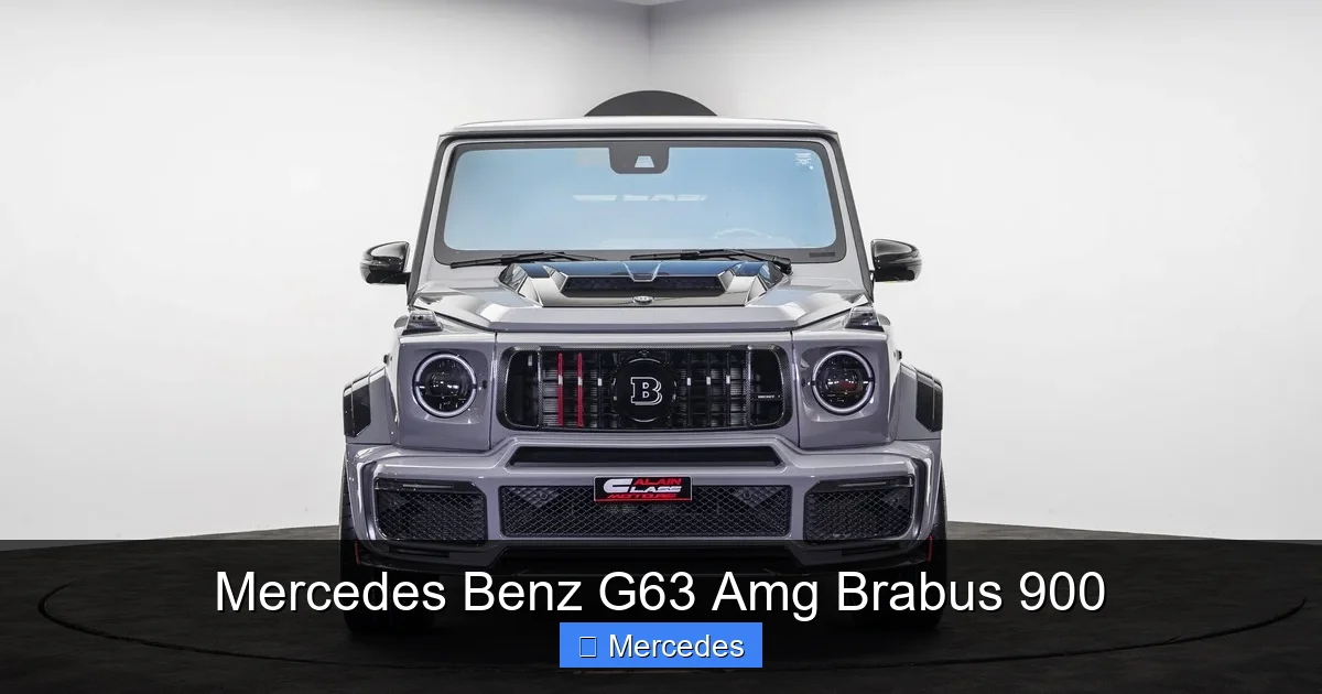 Mercedes Benz G63 Amg Brabus 900