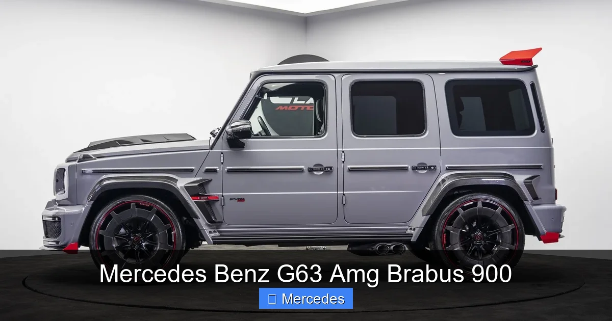 Mercedes Benz G63 Amg Brabus 900