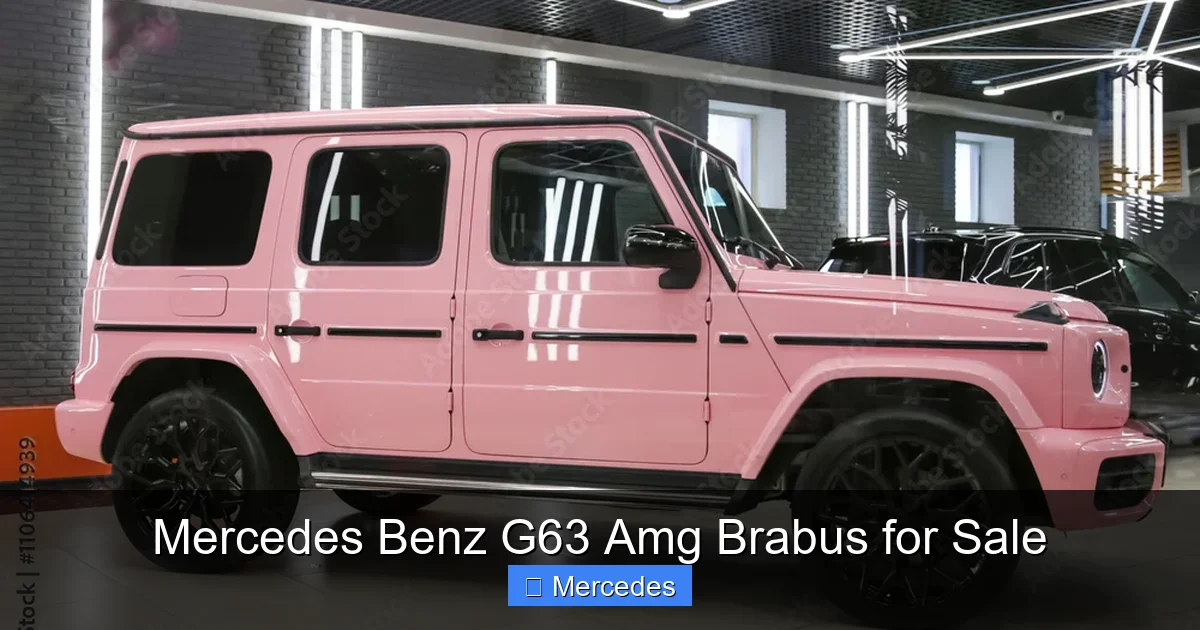 Mercedes Benz G63 Amg Brabus for Sale