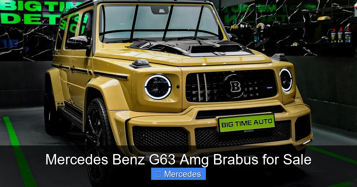 Mercedes Benz G63 Amg Brabus for Sale