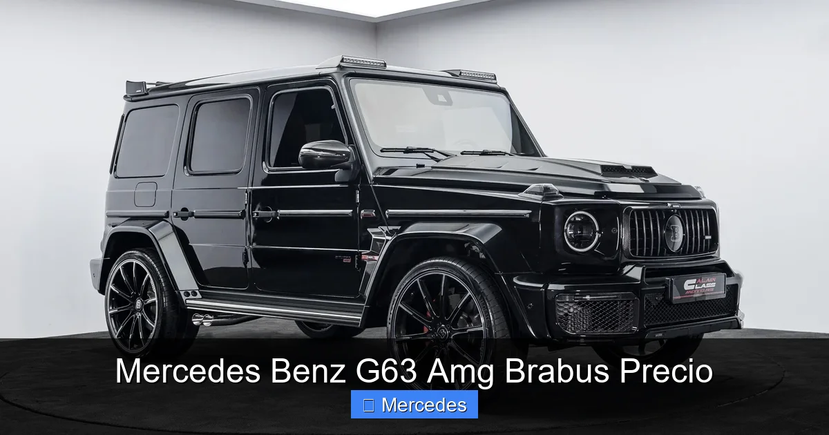 Mercedes Benz G63 Amg Brabus Precio