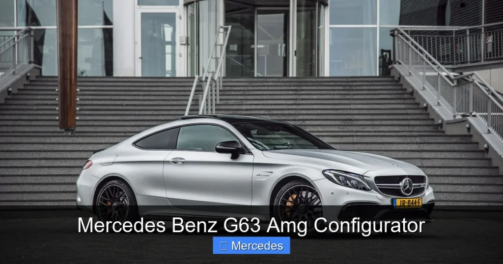 Mercedes Benz G63 Amg Configurator