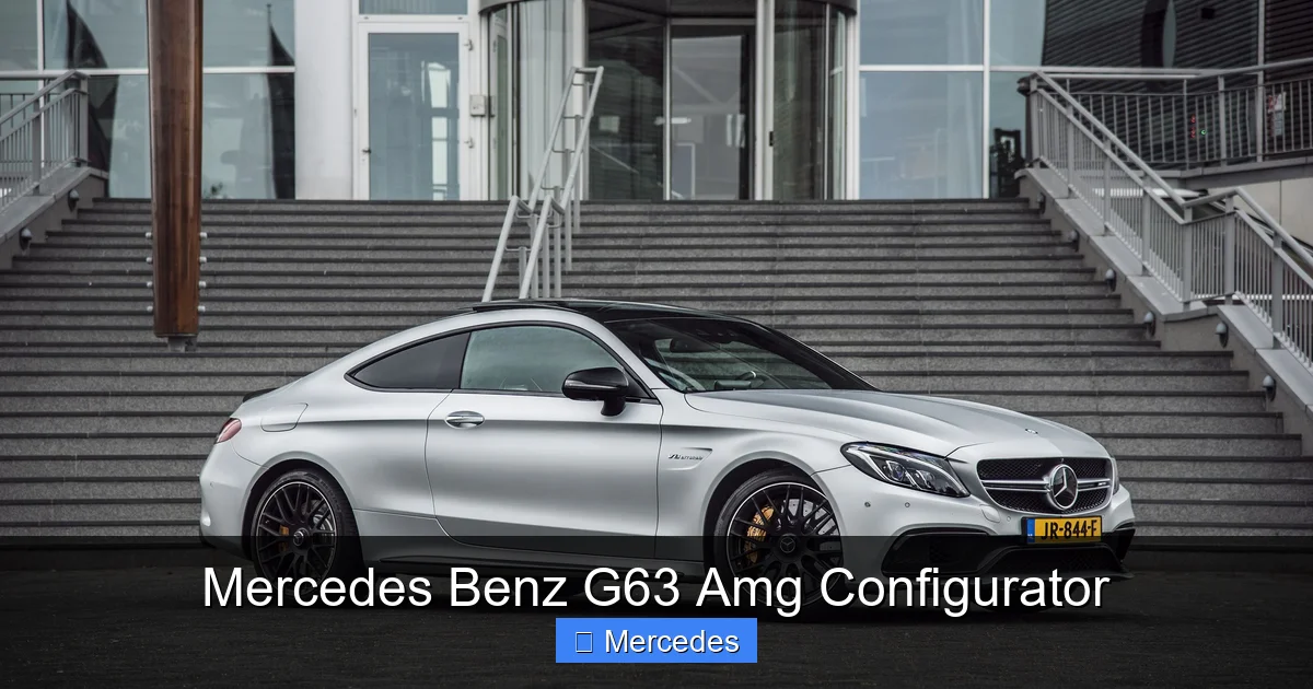 Mercedes Benz G63 Amg Configurator