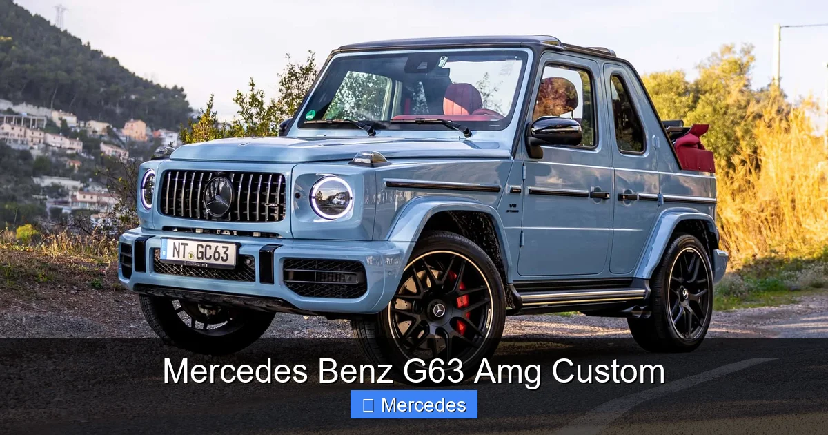 Mercedes Benz G63 Amg Custom