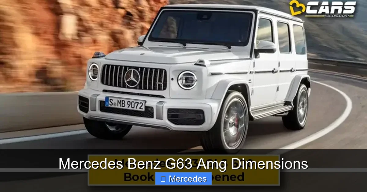 Mercedes Benz G63 Amg Dimensions