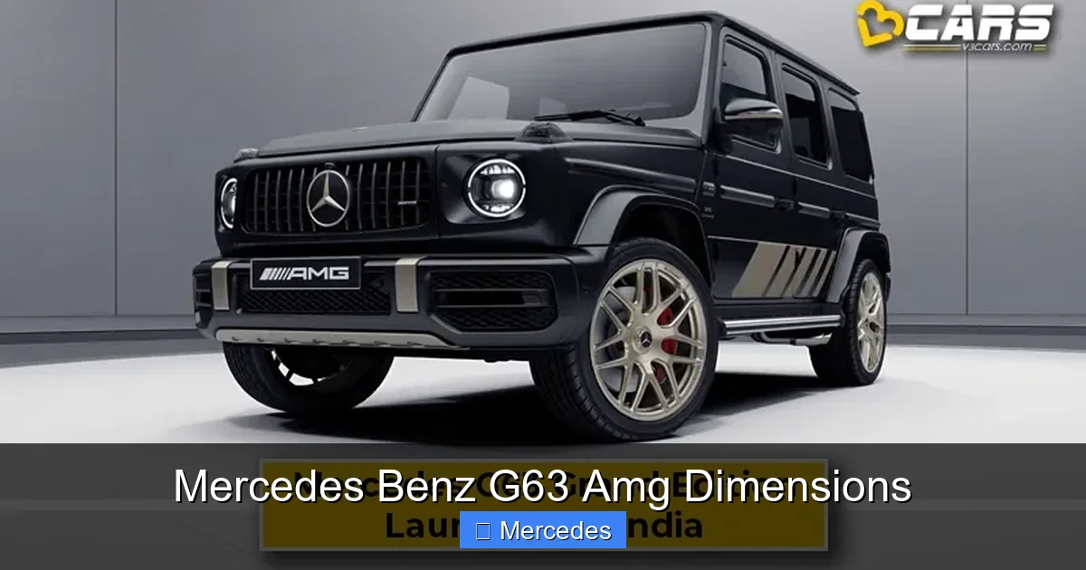 Mercedes Benz G63 Amg Dimensions