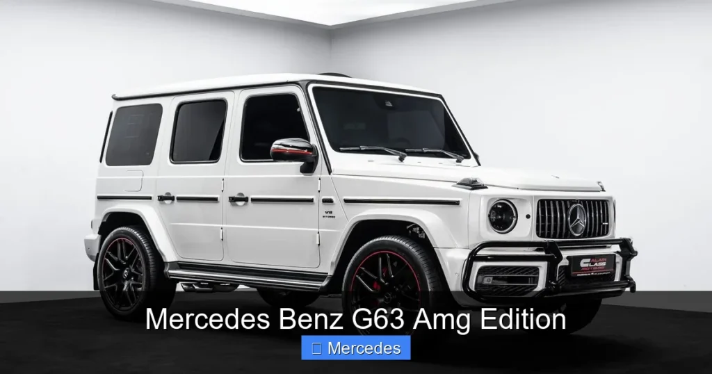 Mercedes Benz G63 Amg Edition